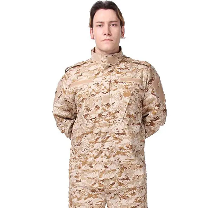 Uniforme Camouflage Tactische Kleding Mannen Special Forces Training Combat Kleding Jas Broek Set Op Maat