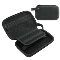 Étui rigide en EVA pour batterie externe, antichoc, portable, pochette de rangement de voyage avec poche en filet pour câble de chargeur USB