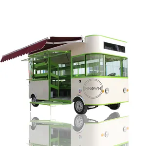 Carrinho de alimentos elétrico personalizado, caminhão elétrico de 5m para venda de frutas e vegetais