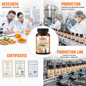 Complément de curcuma et curcumine Shecome à succès avec soutien articulaire à base de plantes pour adultes – Capsules de curcuma et curcumine - Product Image 4