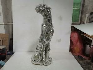 Statua di Animale Realistica in Resina Ecologica Dipinta a Mano su Misura a Grandezza Naturale con Design Personalizzato <span class=keywords><strong>Pantera</strong></span> - Product Image 5