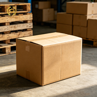 Boîte en carton ondulé personnalisée avec logo imprimé, vente en gros, robuste et durable, boîte d'expédition logistique, carton pliable multi-tailles