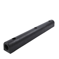 Pare-battage de bateau robuste en caoutchouc vierge 100% noir, longueur 90 cm, épaisseur 10 cm, pour protection