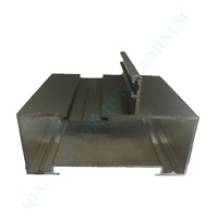Profilés d'extrusion en aluminium gris argenté pour la fabrication de fenêtres et portes coulissantes colombiennes/costaréennes