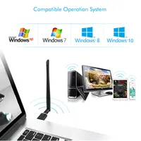 Custo-benefício 1300M Placa de Rede Sem Fio USB Adaptador Wi-fi para o office do computador/laptop/tablet PC