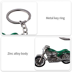 Porte-clés en alliage d'aluminium à prix d'usine, porte-clés en métal en forme de moto pour cadeau promotionnel - Product Image 5