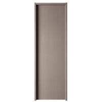 Portes intérieures en bois de style industriel minimaliste, nouveau design 2026, pour maisons, surface finie en bois massif