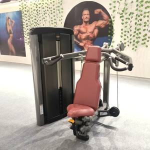 Équipement de gymnastique musculation vente en gros Fitness Musculation Pin Loaded Lateral Raise Chest Seated Shoulder Press Machine - Product Image 5
