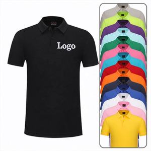 Custom Pure Cotton Anti-Wrinkle Short Sleeve for <b>Shirts</b> Embroidered Logo Business Advertising Print Pattern for Golf Waiter - Product Image 1