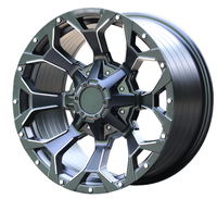 Kit Roda & Ban Off-Road 4x4 Presisi OEM Baru, Velg Aluminium Alloy All-Terrain 16-22 Inch, Universal untuk Berbagai Mobil