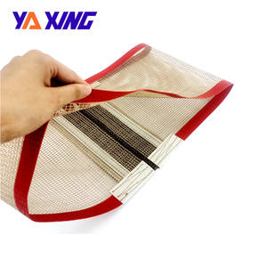 Bande transporteuse poreuse ignifuge Ptfe Teflonning Mesh <span class=keywords><strong>Belt</strong></span> avec service de traitement de coupe - Product Image 5