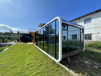 Maison préfabriquée écologique Apple Cabin avec cuisine, chambre et bureau - Pod mobile de luxe pour le tourisme et les villages de vacances