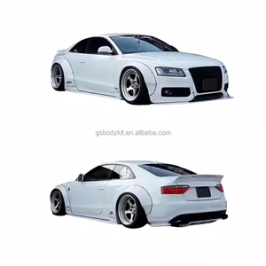 Per <span class=keywords><strong>Audi</strong></span> <span class=keywords><strong>A5</strong></span> S5 Upgrade LB Style Wide Body Kit parafango diffusore anteriore lato lato posteriore diffusore bagagliaio Spoiler posteriore alettone paraurti - Product Image 3