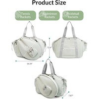 Sac à dos léger et polyvalent pour raquettes de squash, de racquetball, de tennis et de padel, idéal pour les activités de plein air – Grande demande