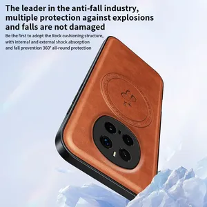 <span class=keywords><strong>Funda</strong></span> con Soporte de Cuero PU para Huawei Pura 80 Ultra, Carga Inalámbrica, Soporte Magnético, <span class=keywords><strong>Funda</strong></span> para Honor X9D X7A A6B X7D X5C - Product Image 6