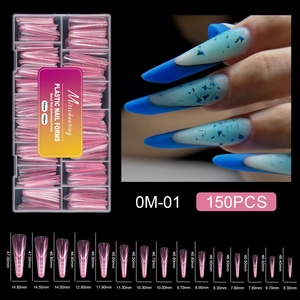 150 Pieces of pink Crystal Nail Model Extension <b>Glue</b> Paperless Holder, Fast Phototherapy Extension Nail Factory Wholesale - Product Image 6