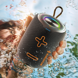 Xách tay không dây Bluetooth Loa RGB LED ánh sáng âm nhạc Máy nghe nhạc hộp không thấm nước 20 Wát loa siêu trầm BT Loa - Product Image 4