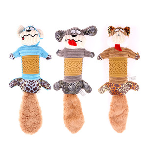 Jouet d'entretenissement pour chien, durable, à mâcher, en peluche, qui émet des sons, un moyen pour un animal de compagnie de soulager l'ennui, un grand jouet pour chien qui brûle l'énergie - Product Image 5