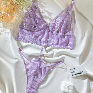 Nouvelle <span class=keywords><strong>lingerie</strong></span> sexy pour adolescentes en dentelle chaude printemps-été avec petit découpé et pendentif en dentelle - Product Image 6
