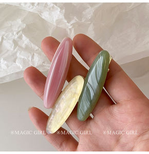 กิ๊บติดผมอะซิเตทสีทึบสุดชิคอุปกรณ์แต่ง<span class=keywords><strong>ผม</strong></span>น่ารักหวานๆทันสมัยสำหรับสาวๆ - Product Image 5