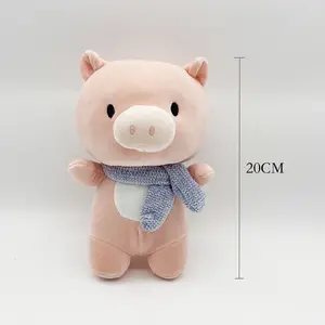 कस्टम छोटे छोटे बड़े आकार प्यारा आलीशान खिलौना भरवां पशु नरम तकिया सुअर