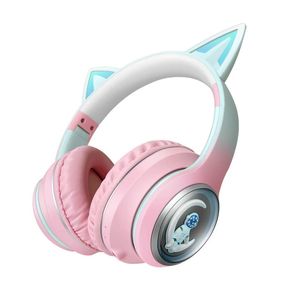 Auriculares intrauditivos con cápsula y orejas de <span class=keywords><strong>gato</strong></span> de la mejor calidad, auténticos auriculares estéreo inalámbricos para niños, auriculares para jugadores - Product Image 4