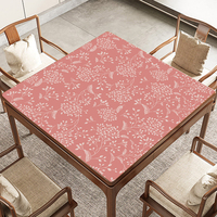 Nouveau Tapis de Table Carré Chinois Épais, Silencieux, Anti-Brûlure et Anti-Poussière pour Mahjong, Guandan, Poker, Table de Mahjong et Jeux Domestiques