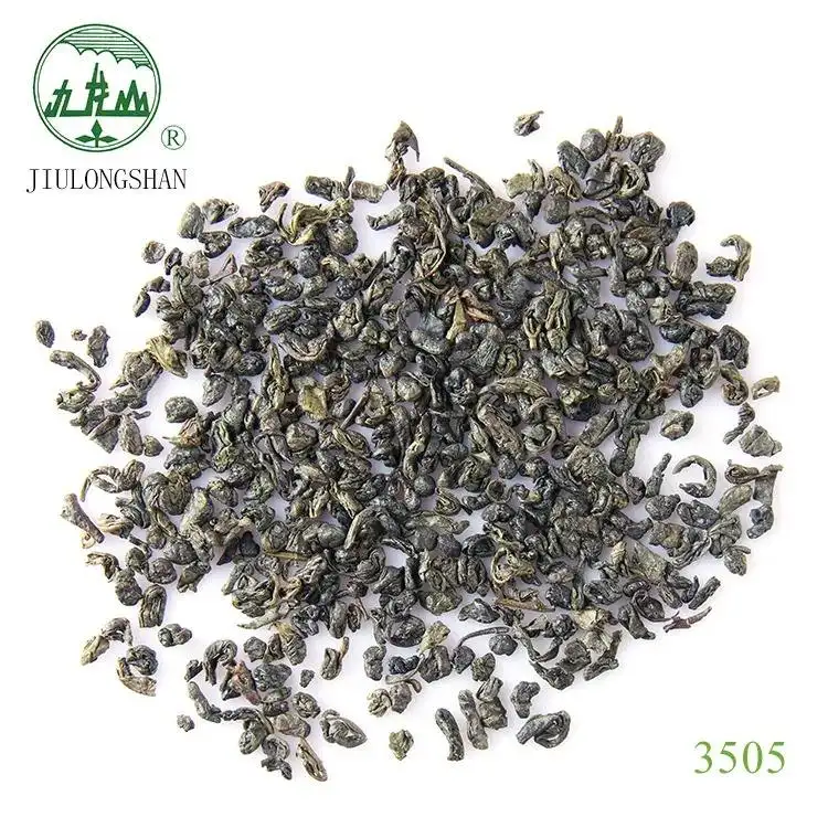 Te Verde 3505 Precio razonable Gran sabor Fabricante Gunpowder 3505 Té verde orgánico de Nepal