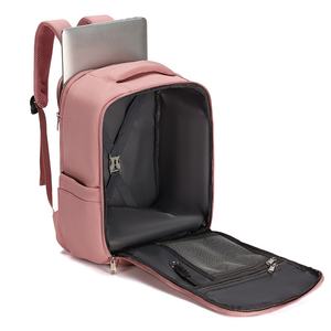 Sac de voyage de taille <span class=keywords><strong>40x20x30</strong></span>, sac à dos pour ordinateur portable de grande capacité doublé d'Oxford avec compartiment à chaussures et valise à main - Product Image 5
