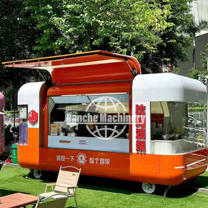 Camions mobiles de restauration commerciale, camion de crème glacée, camion de nourriture de rue, remorque alimentaire mobile personnalisée, acier inoxydable, norme américaine, à vendre - Product Image 1