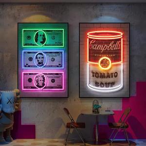 Decorazione della parete di Internet cafè di tendenza transfrontaliera Hotel ha portato dipinti di decorazioni per la casa in porcellana di cristallo luminoso - Product Image 2