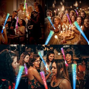 DAMAI Glow Fiber Optic Wands LED <b>Light</b> Stick Dark Party Supplies Flashing Wedding Halloween New <b>Year</b> - Product Image 3