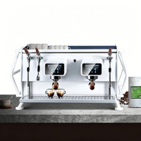 Mesin Espresso Semi-otomatis Italia Komersial Dengan Pengaduk Susu Untuk Kedai Teh Susu, Kafe, Hotel, Bar