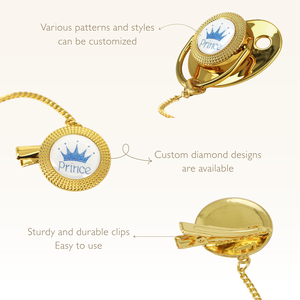 Fábrica a granel lujoso sintético dorado Bling bebé <span class=keywords><strong>chupete</strong></span> <span class=keywords><strong>y</strong></span> Clips BPA libre de silicona recién nacido <span class=keywords><strong>chupete</strong></span> regalos bebé <span class=keywords><strong>chupete</strong></span> - Product Image 2