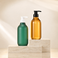 Bouteilles en plastique PET 500 ml pour savon liquide avec pompe, personnalisation en usine, sérigraphie