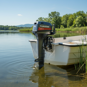 Moteur à essence 2 temps haute vitesse 25 CV, démarreur manuel, moteur de bateau 2 temps 5 CV 9,9 CV 15 CV 25 CV - Product Image 3