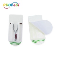 Probebi HS08 Crochet adhésif mural Utilisation quotidienne Crochet porte-manteau en plastique de forme ronde à des fins quotidiennes