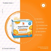 Poudre de Vitamine C et Vitamine D Super Orange Antioxydante pour Adultes, avec Protéines et Calcium pour Femmes d'Âge Moyen – Prise en Charge OEM
