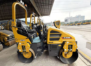 XCMG Offizielle XD120 Vibrations-Tandem walze 2,9 Tonnen Chinesische brandneue Doppeltrommel-Straßen walzen verdichter Preis zum Verkauf - Product Image 4