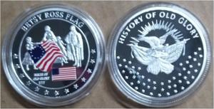 Lịch sử của đồng tiền vàng Vinh Quang cũ Cờ Mỹ Betsy Ross khai sinh 1777 Vinh Quang cũ - Product Image 6