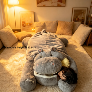 Sac de couchage en peluche style jouet, sac de couchage enveloppant douillet en peluche, sac de couchage géant en forme d'ours en peluche - Product Image 1