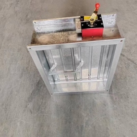 Personnalisé Automatique 70 ° /150 ° /280 °   Volets coupe-feu traditionnels en aluminium/acier au carbone/galvanisé pour extérieur
