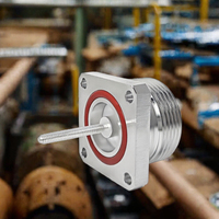 Connecteur coaxial RF femelle BJDZ 7/16 DIN M5 en laiton, indice de protection IP64, 10A, conforme ROHS, en stock
