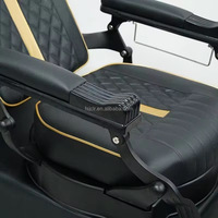 Fauteuil de lavage inclinable de luxe Jincheng pour salon de coiffure, chaise de soin capillaire moderne pour salon de beauté avec bassin en céramique.