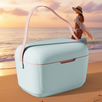 Réfrigérateur portable moderne grande capacité 12L, motifs personnalisables, maintien de la fraîcheur des aliments pendant 48h, conservation de la bière/eau, en PP
