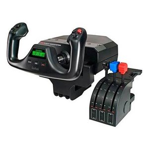 Volante y palanca de mando para simulador de vuelo G Pro Yoke System Negro 945 000004 - Product Image 1