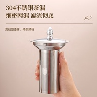 Bouilloire moderne en acier inoxydable 304 pour usage domestique et camping, compatible gaz et induction, écologique, à montage supérieur, pour faire bouillir café et thé