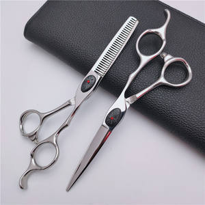 Tijeras de peluquería personalizables de 6.0 pulgadas, tijeras de entresacar de acero inoxidable 440C para diestros, tijeras planas para uso en salón - Product Image 4