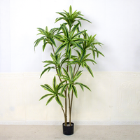 Arbre bananier artificiel d'intérieur avec pots interchangeables – Décoration extérieure en plastique, résistante aux UV, écologique, pour Pâques