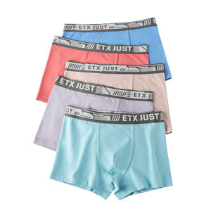 130-180 सेमी युवा लड़के आपके अपने ब्रांड की शॉर्ट्स बांस के साथ पुरुषों के लिए बांस के अंडरवियर डिजाइनर बॉक्सर - Product Image 6